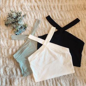 Women’s crop top 3 pack. Never worn.